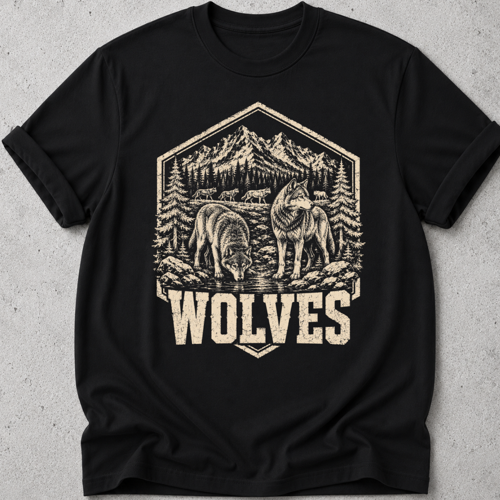 Wolves Medallion T-Shirt