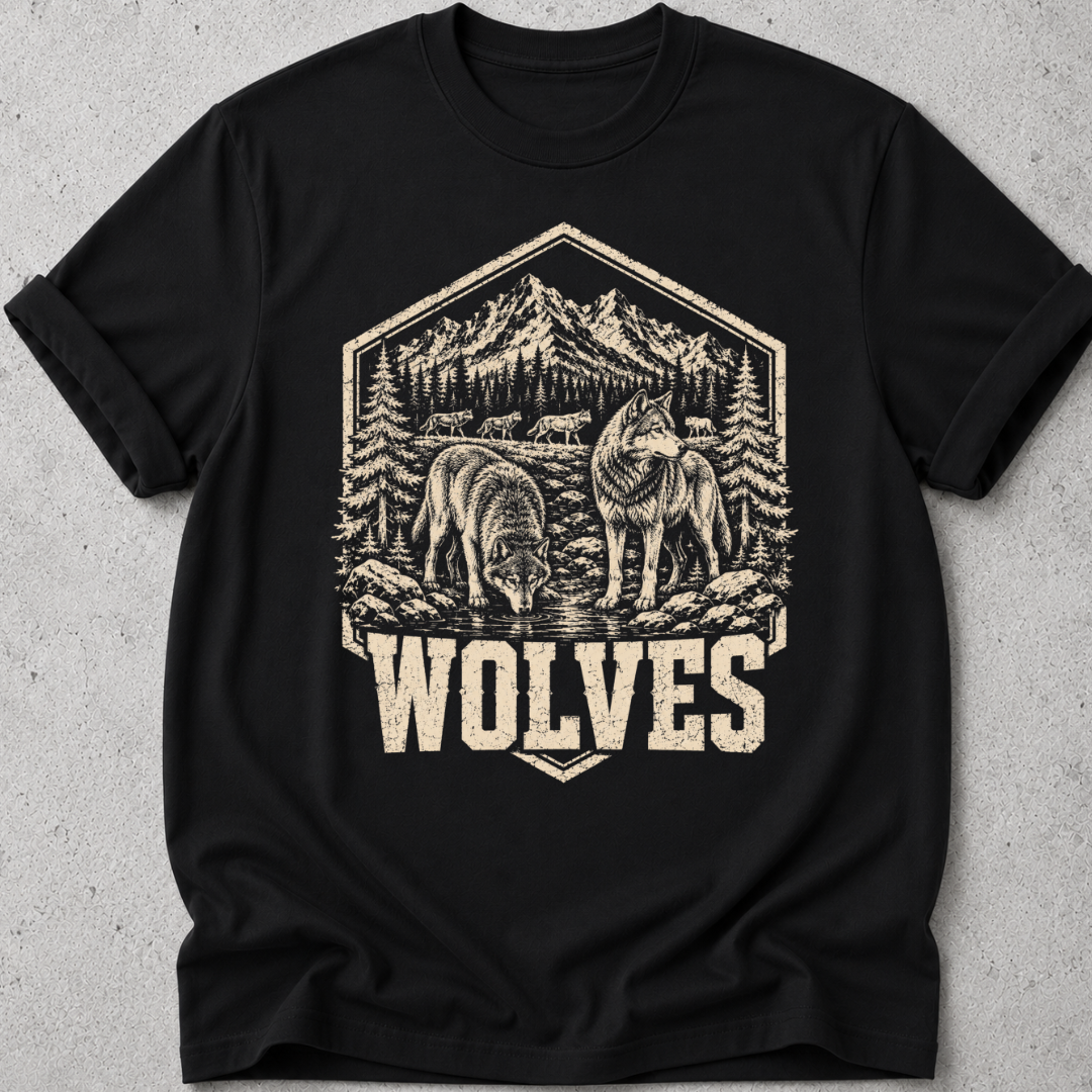 Wolves Medallion T-Shirt