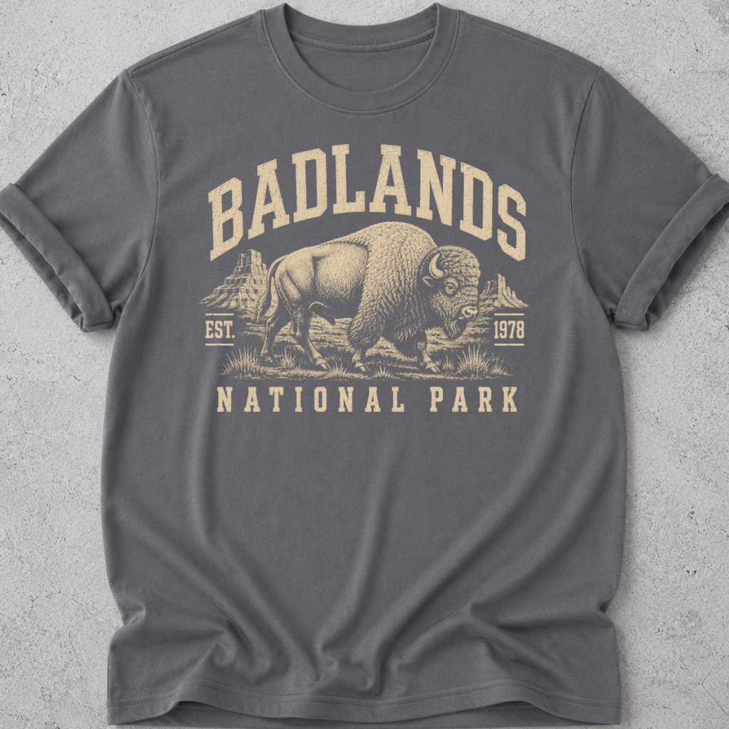 Badlands Bison T-shirt