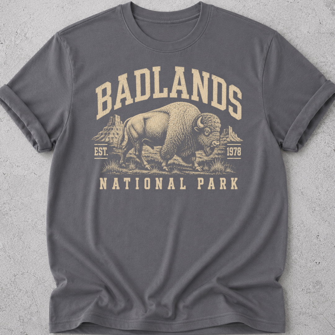 Badlands Bison T-shirt