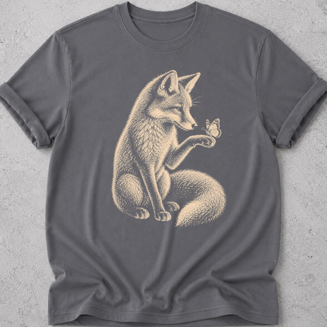 Fox and Butterfly T-shirt