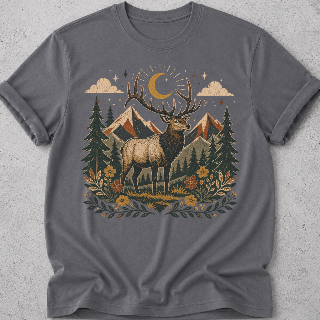 Folk Art Deer T-shirt