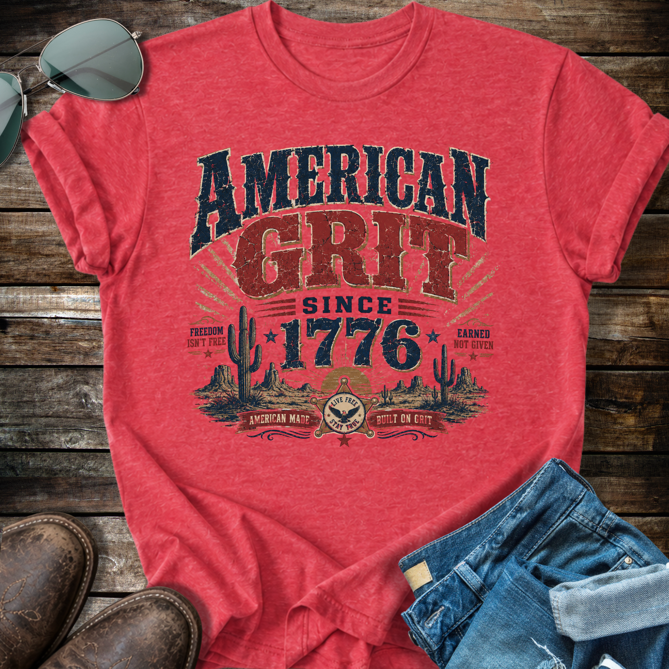 American Grid T-shirt