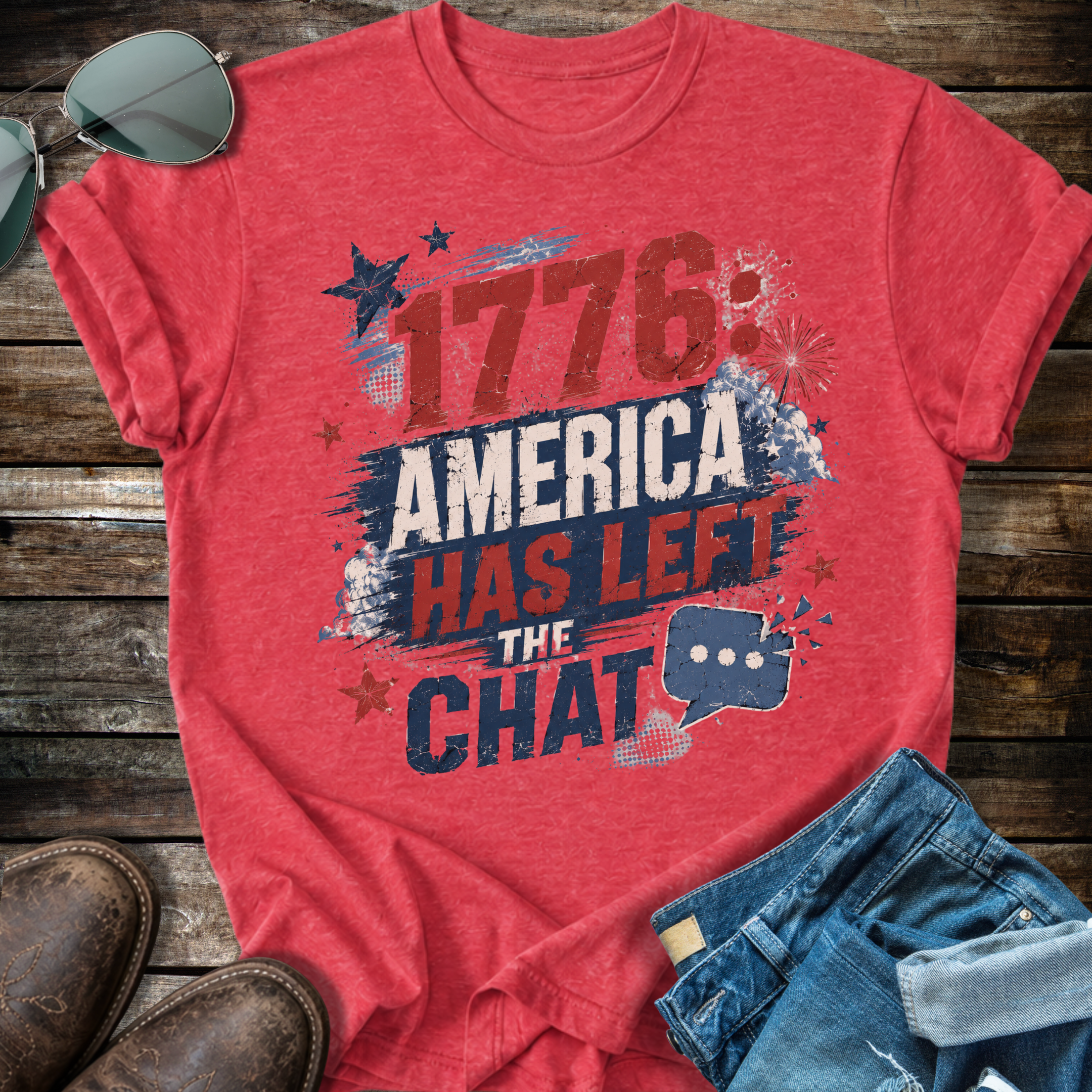 1776 America  Chat  T-shirt