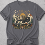 Folk Art Buffalo  T-shirt