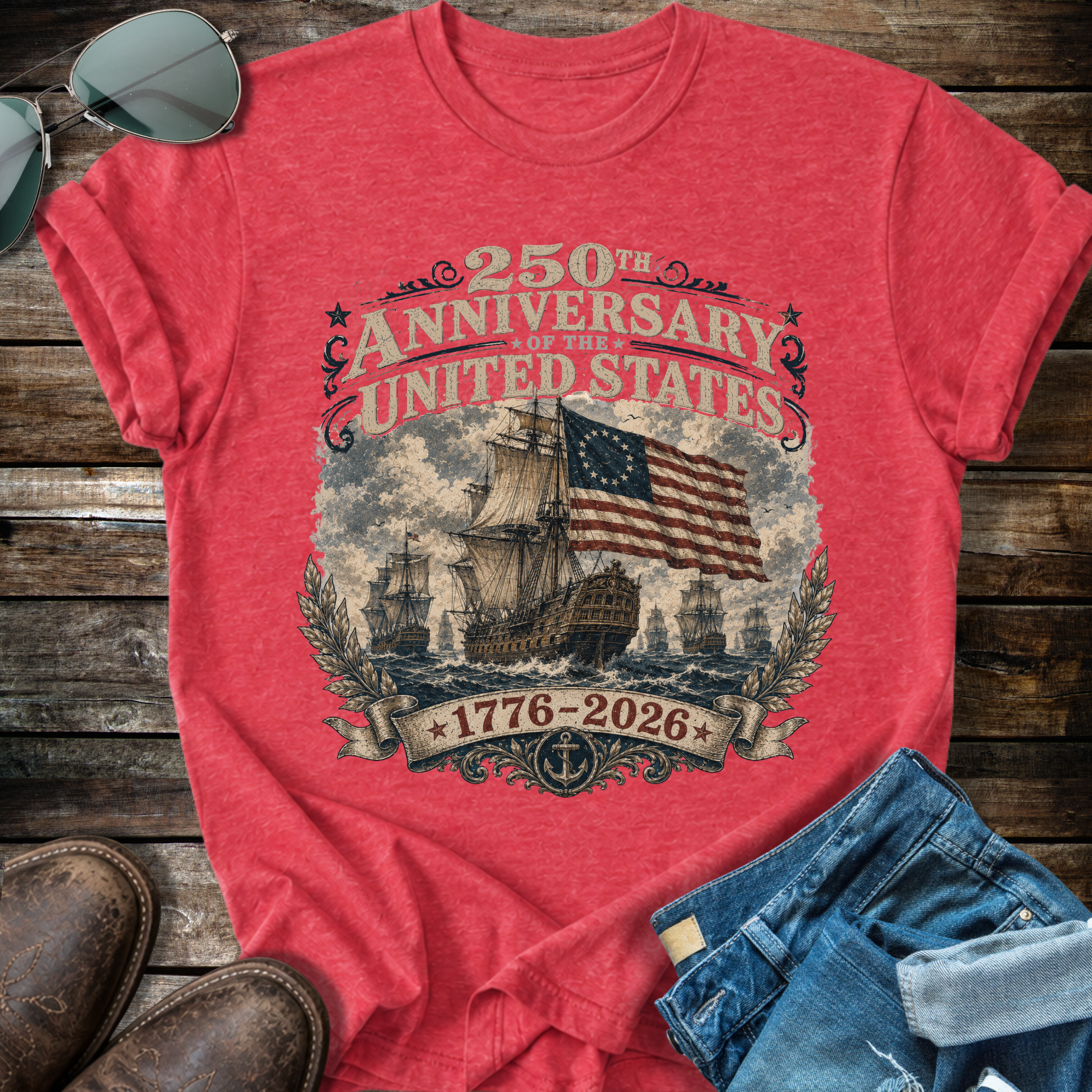 Vintage  250 Anniversary  T-Shirt