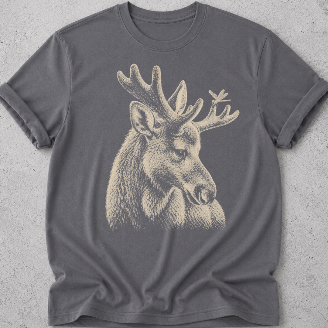 Moose and Dragonfly T-shirt