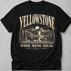 Yellowstone Vintage Print  T-Shirt