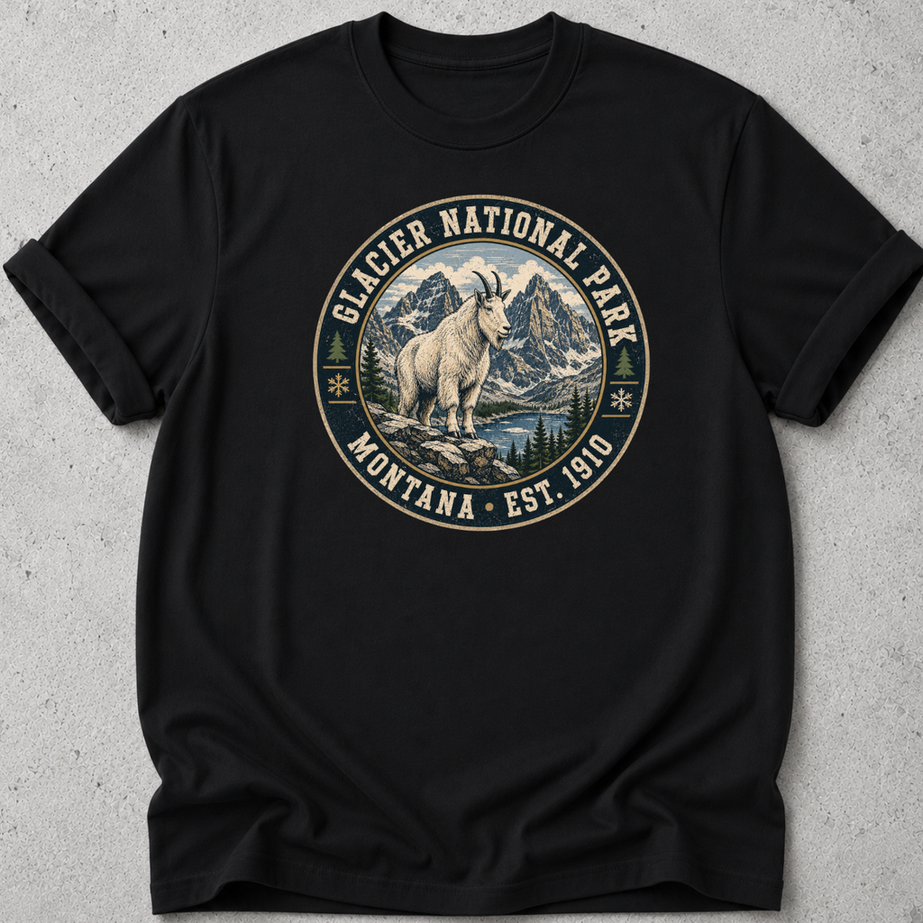 Glacier Park Goat T-Shirt