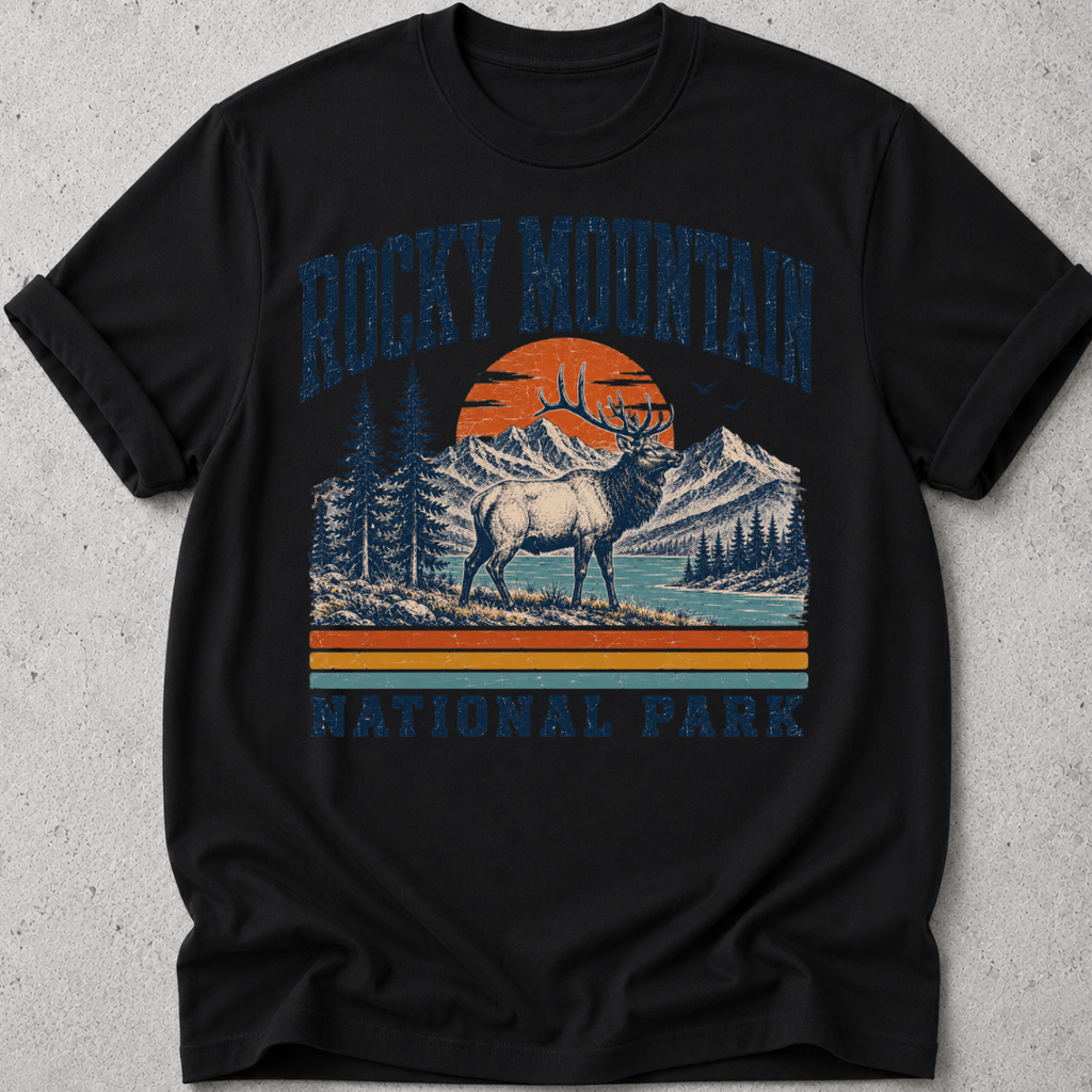 Rocky Mountain Retro T-Shirt