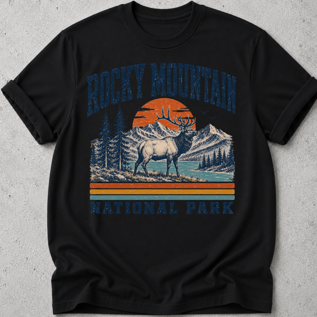Rocky Mountain Retro T-Shirt