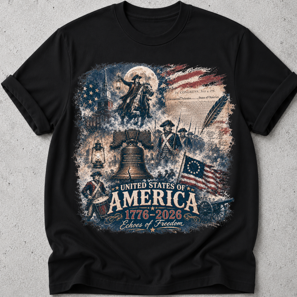 America Vintage Style T-Shirt
