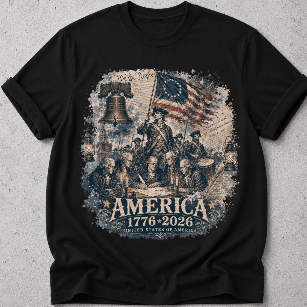 Vintage Annniversity 1776 T-Shirt