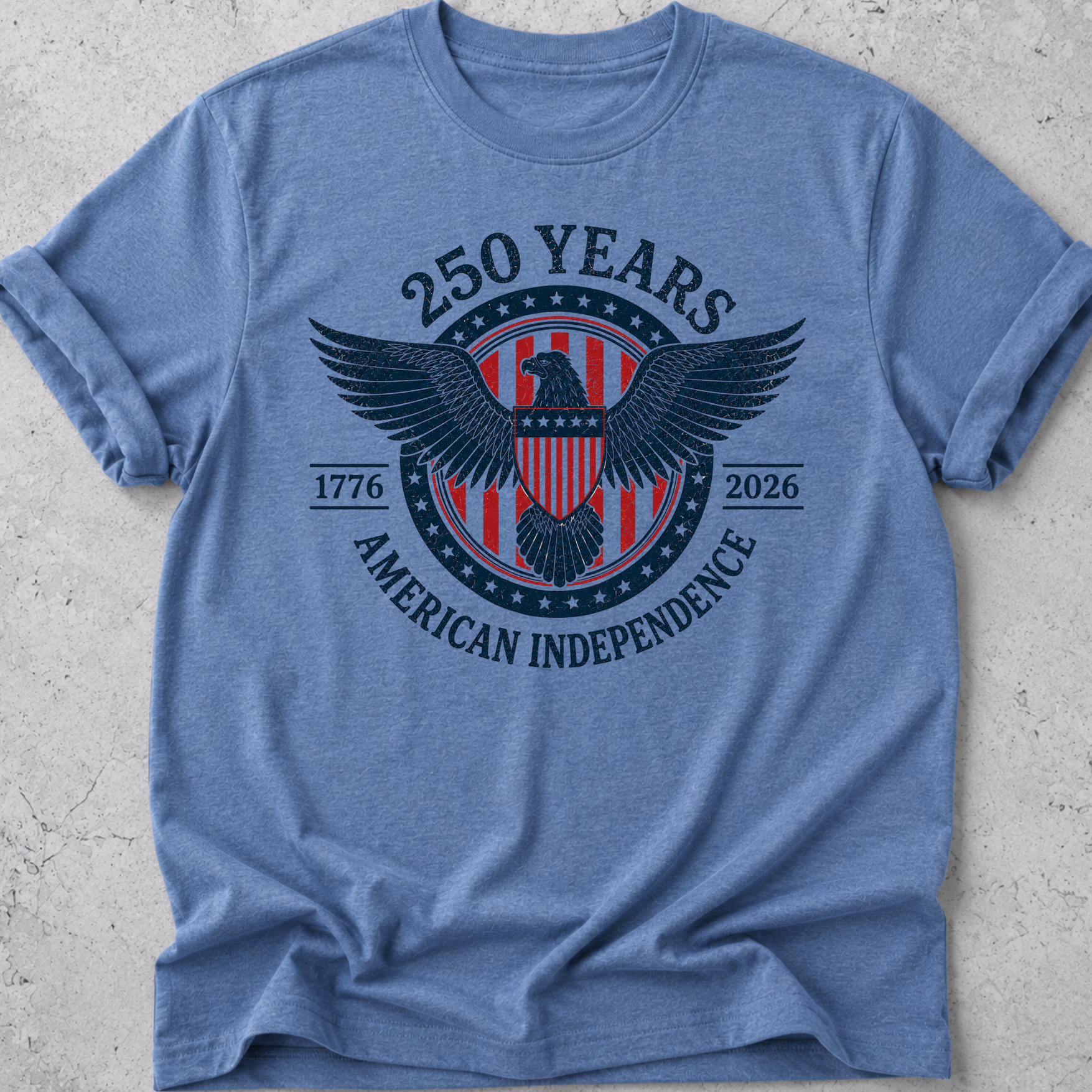 USA Emblem Patriotic  T-shirt