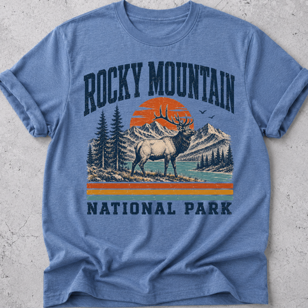 Rocky Mountain Retro T-Shirt