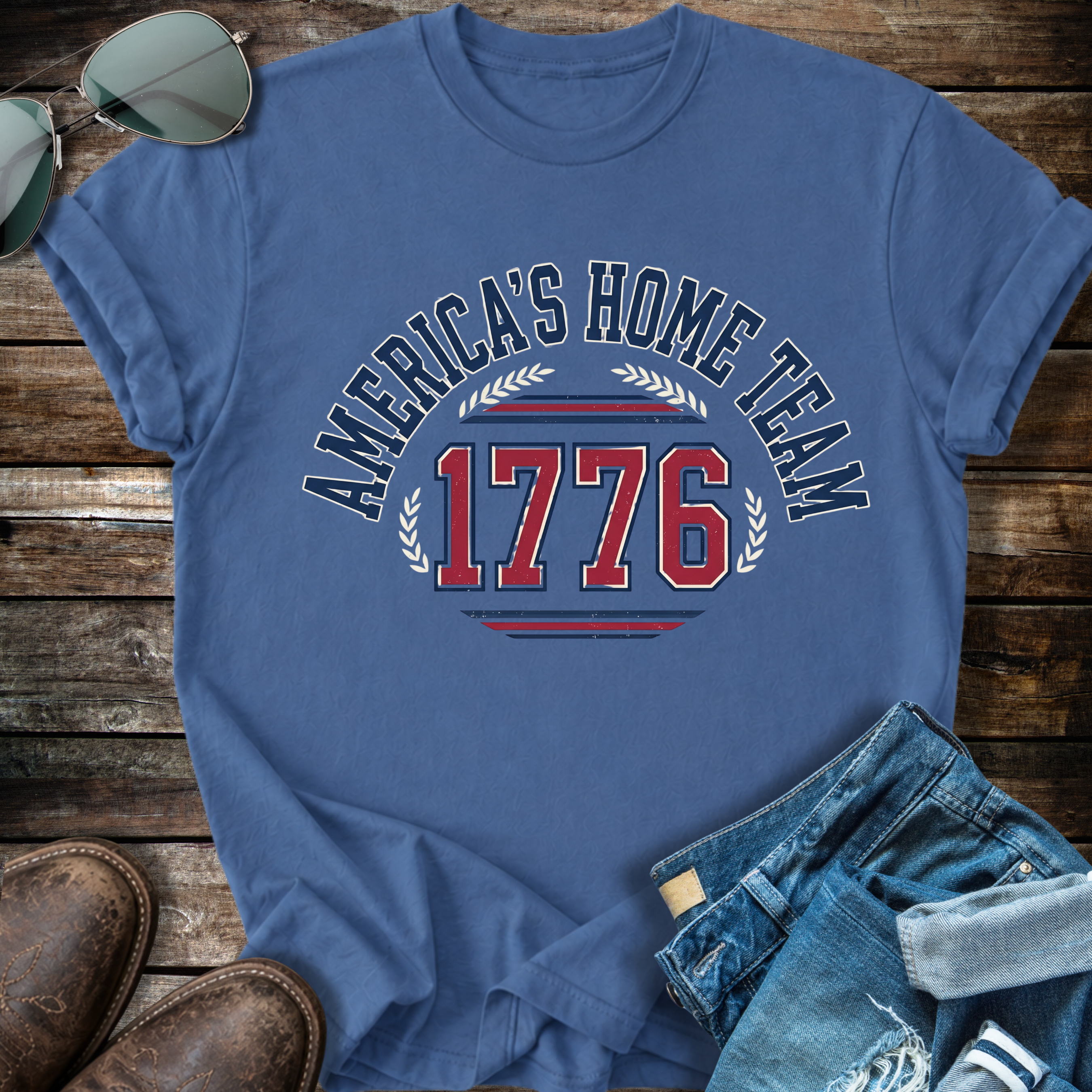 America Collegiate Arch  T-shirt