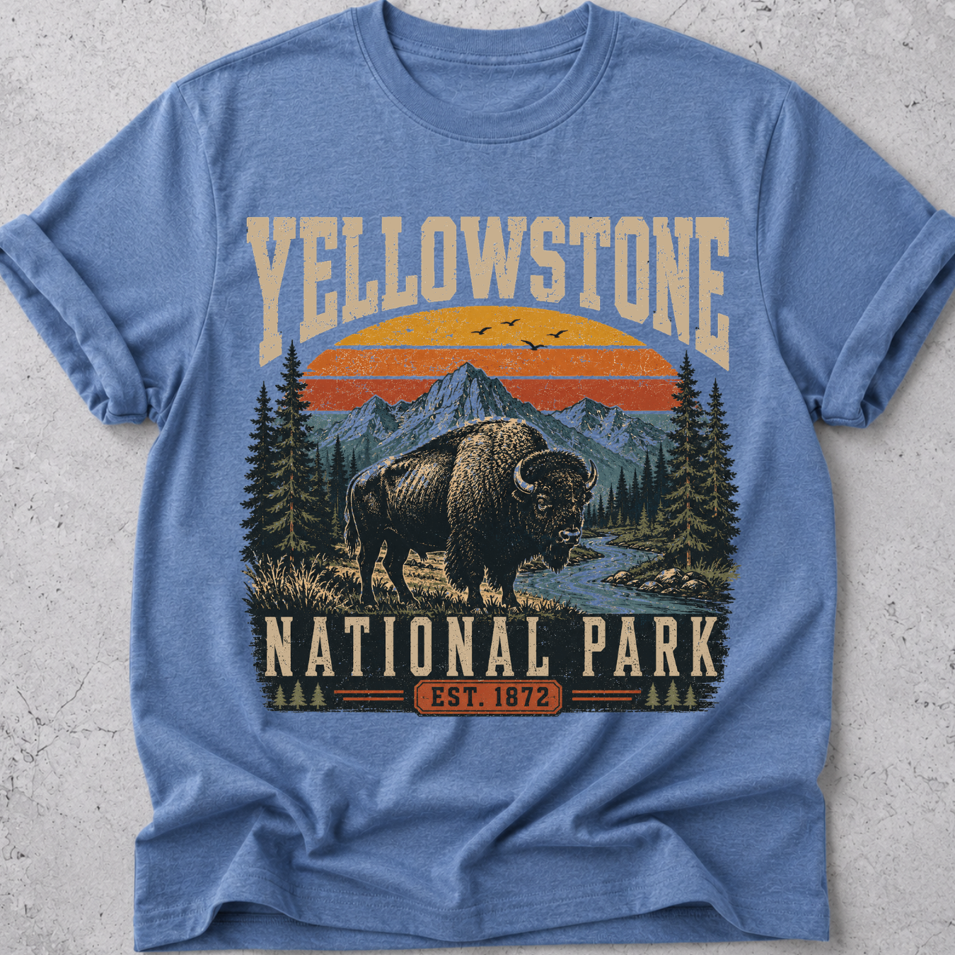 Yellowstone National Park  Bison  T-Shirt