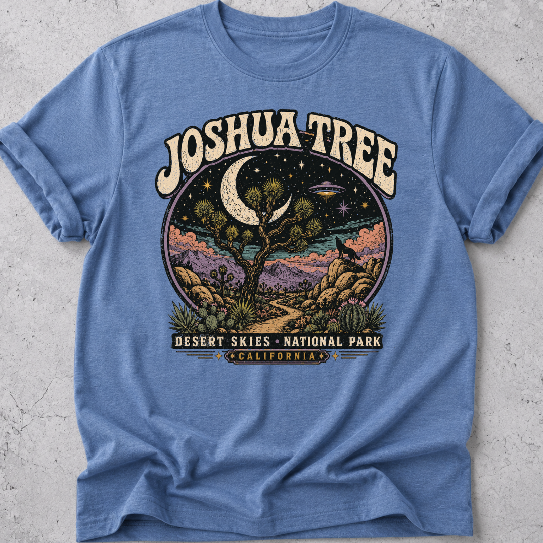 Joshua Tree Park Retro T-Shirt