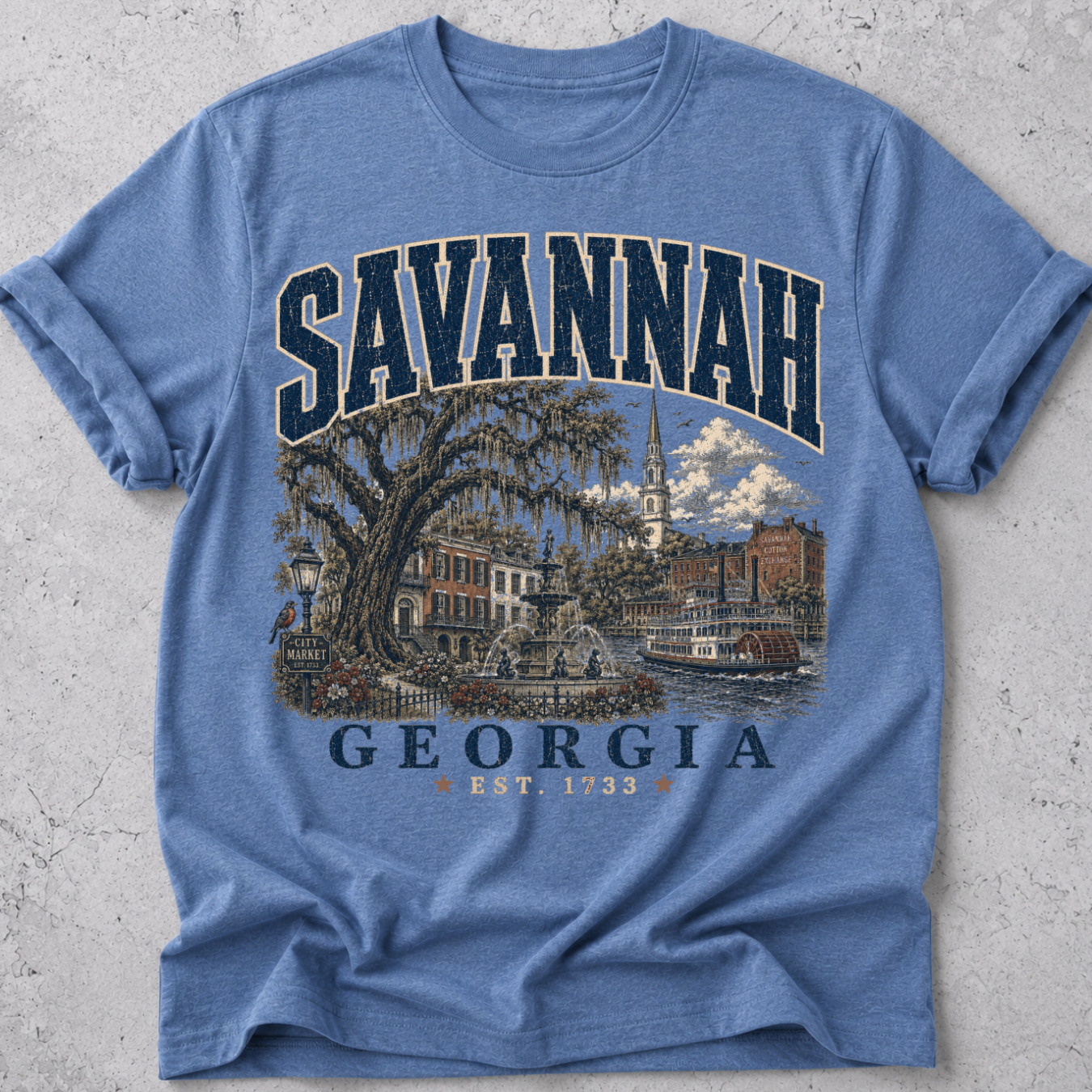 Savannah Cityscape T-Shirt