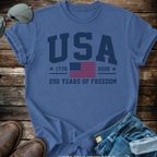 USA 250 Collegiate   T-Shirt