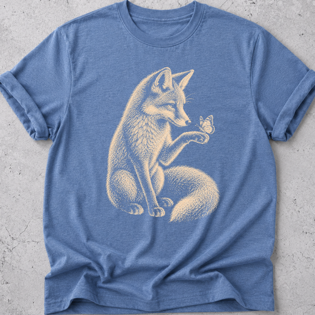 Fox and Butterfly T-shirt