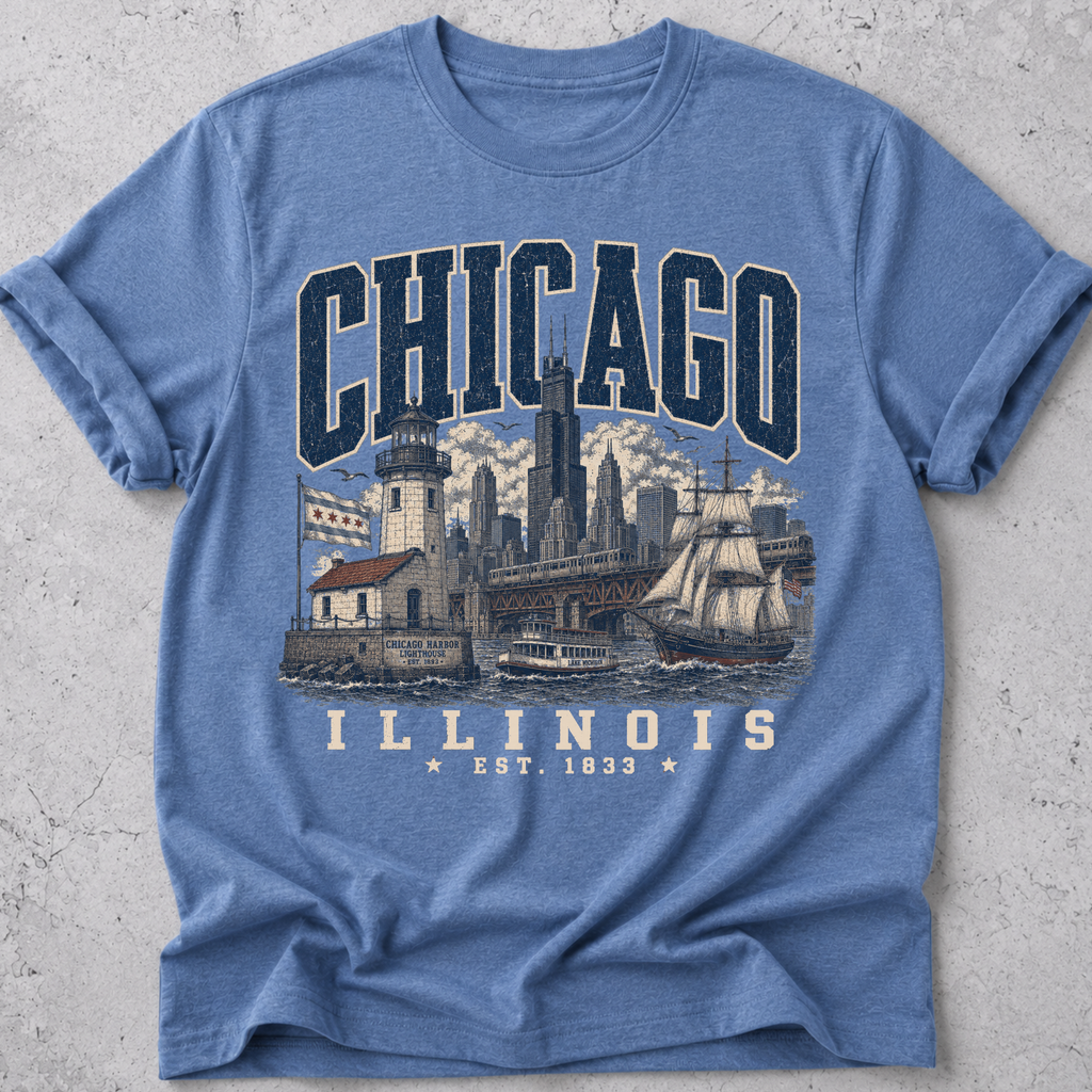 Chicago Cityscape  T-Shirt
