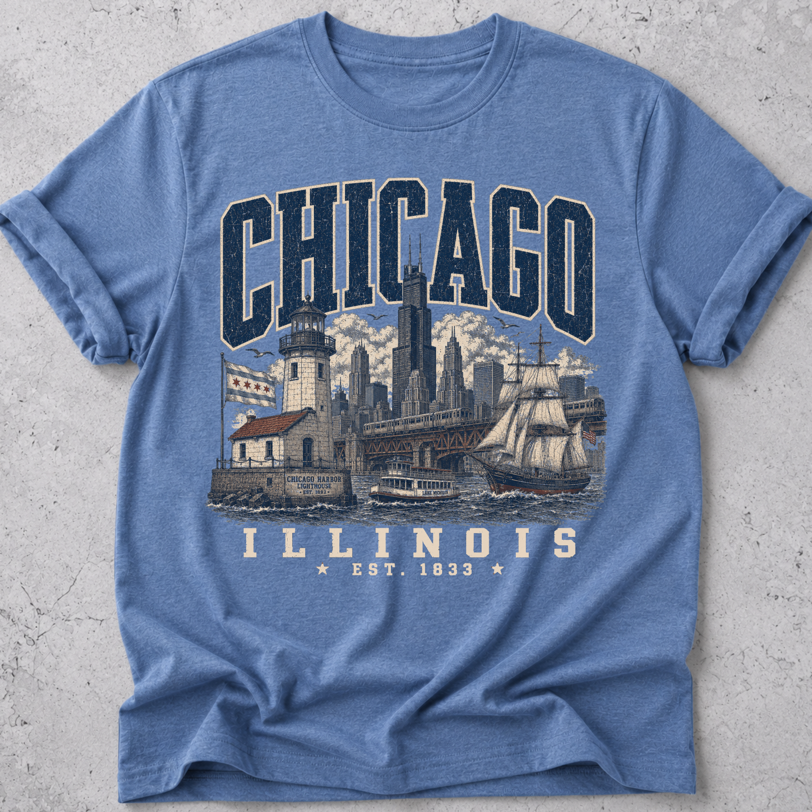 Chicago Cityscape  T-Shirt