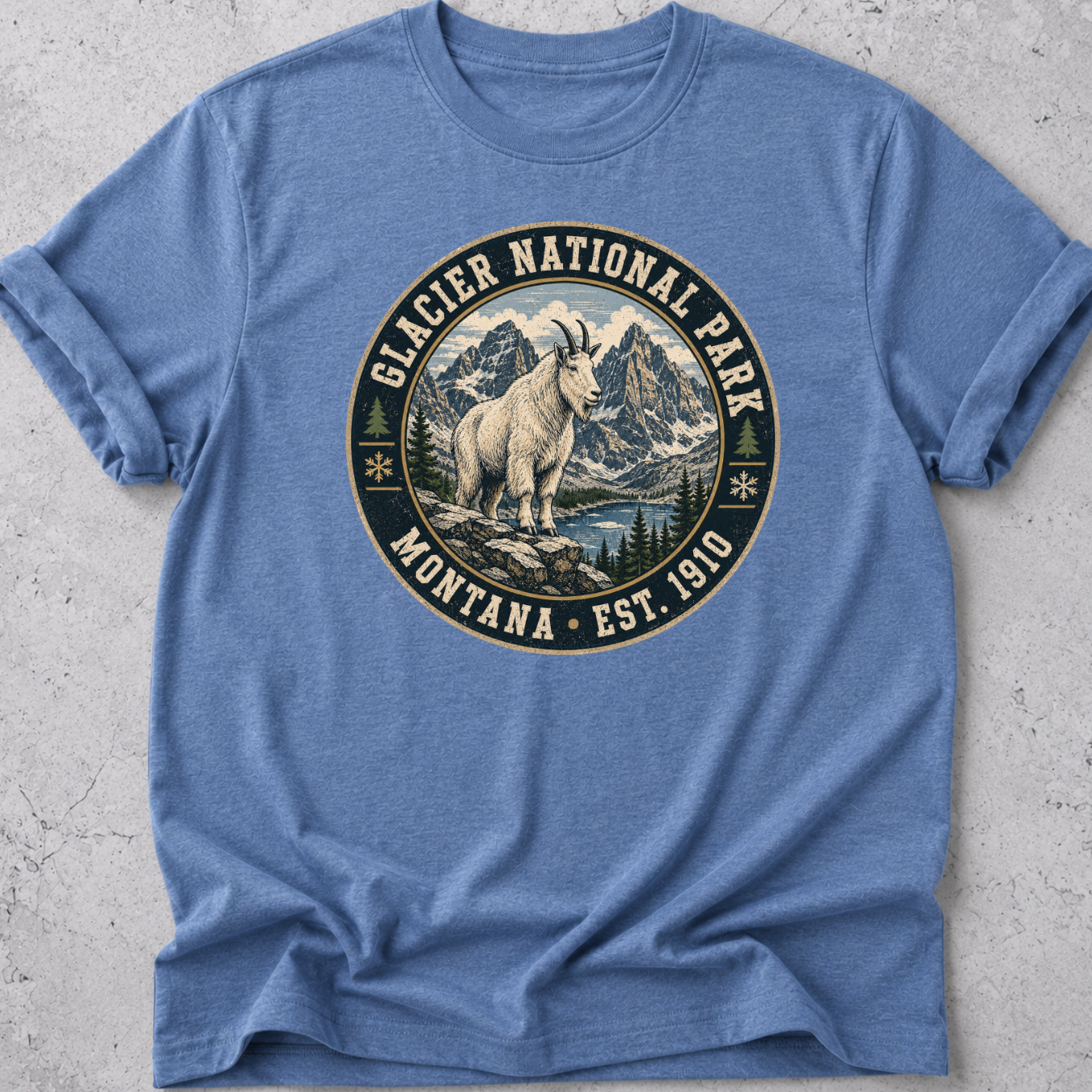 Glacier Park Goat T-Shirt