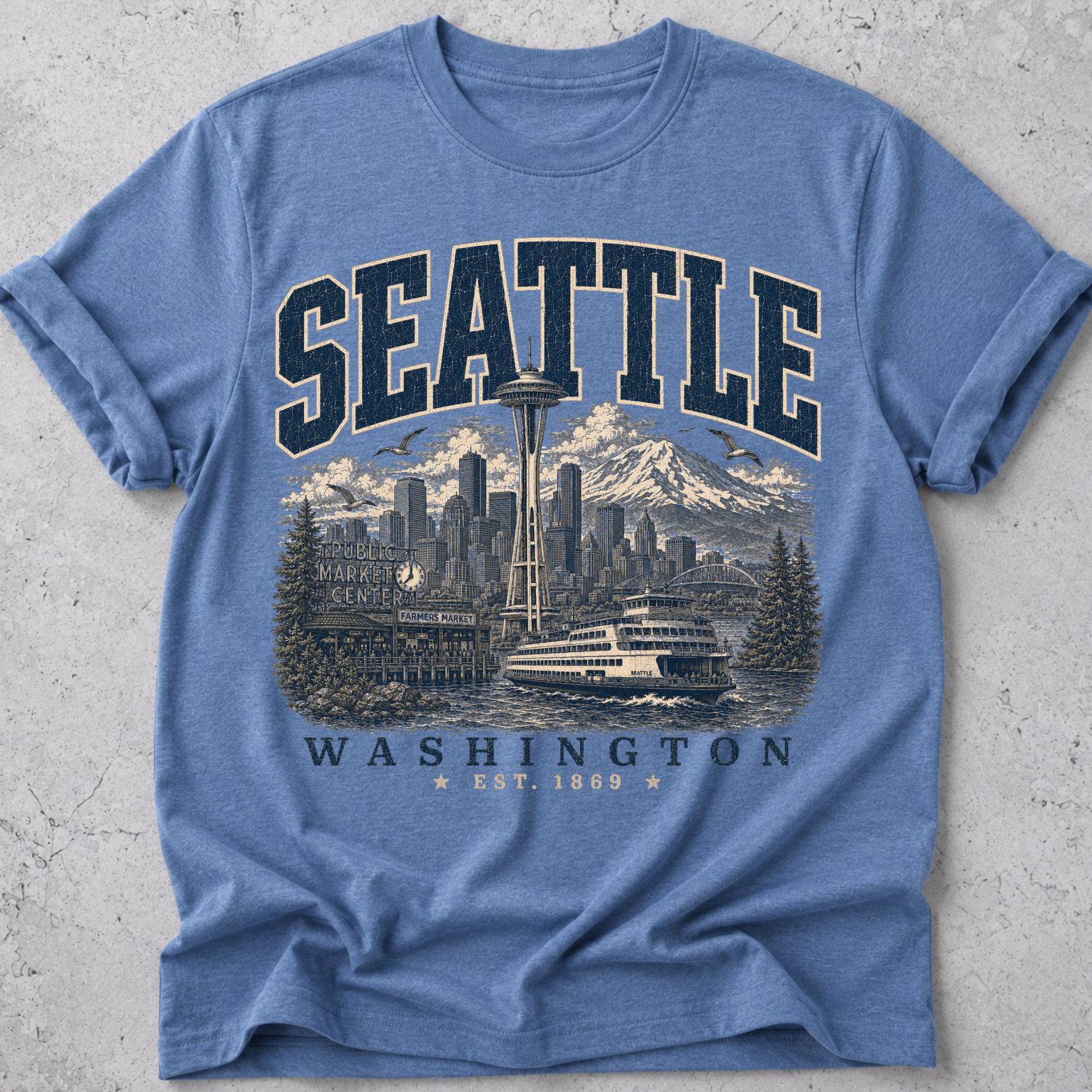 Seattle Cityscape T-Shirt