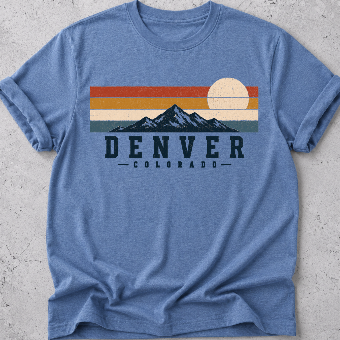 Denver Retro Sun T-Shirt