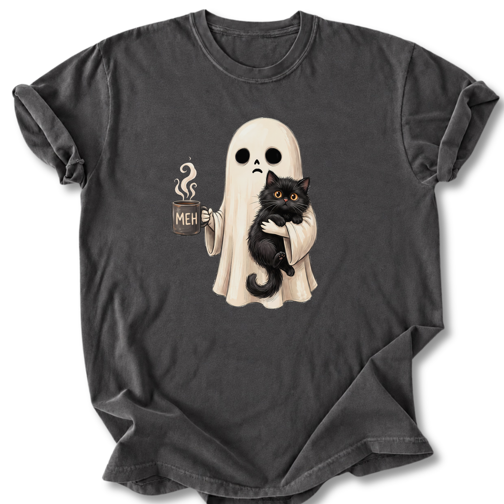 Ghost and Cat T-shirt