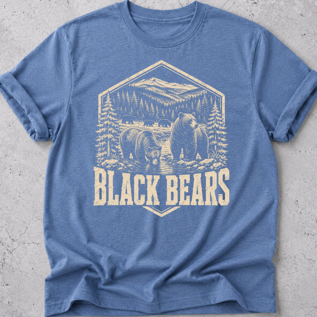 Black Bears Medallion T-Shirt