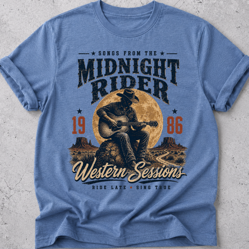Midnight Rider Country Music T-Shirt