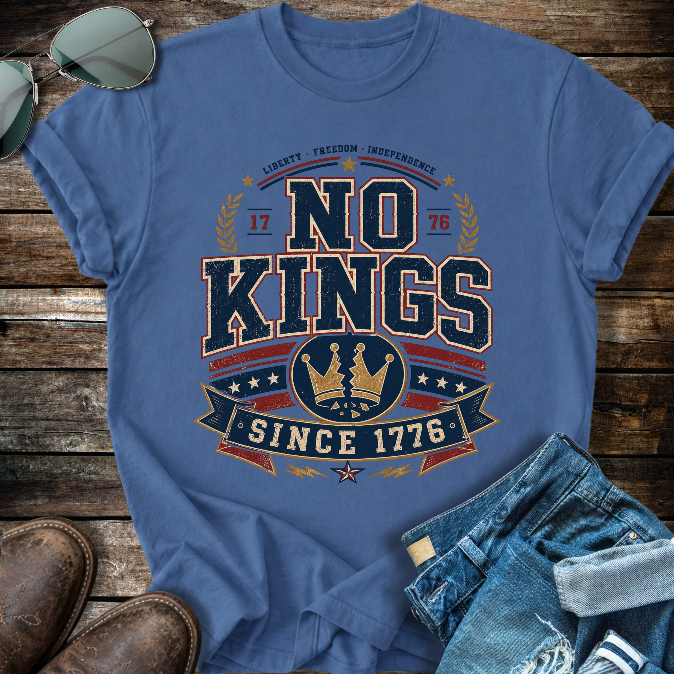 No Kings Varsity T-shirt