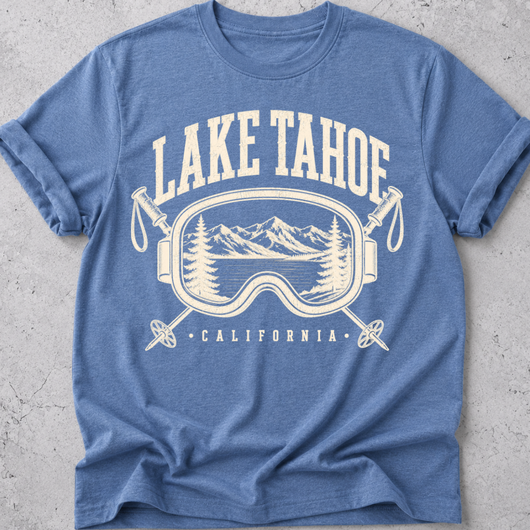 Lake Tahoe Ski T-Shirt