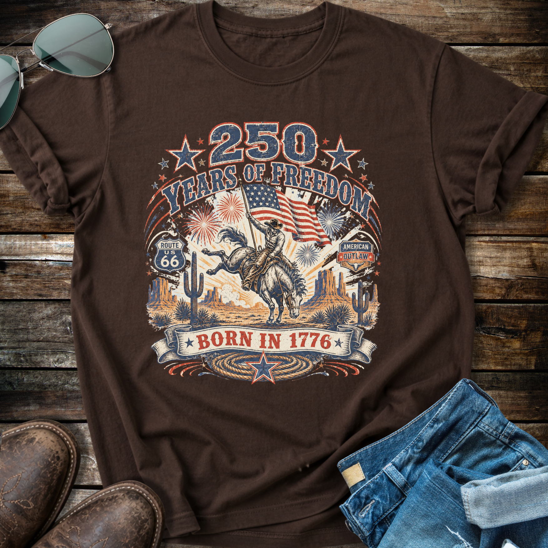 Rodeo USA  Anniversary  T-Shirt