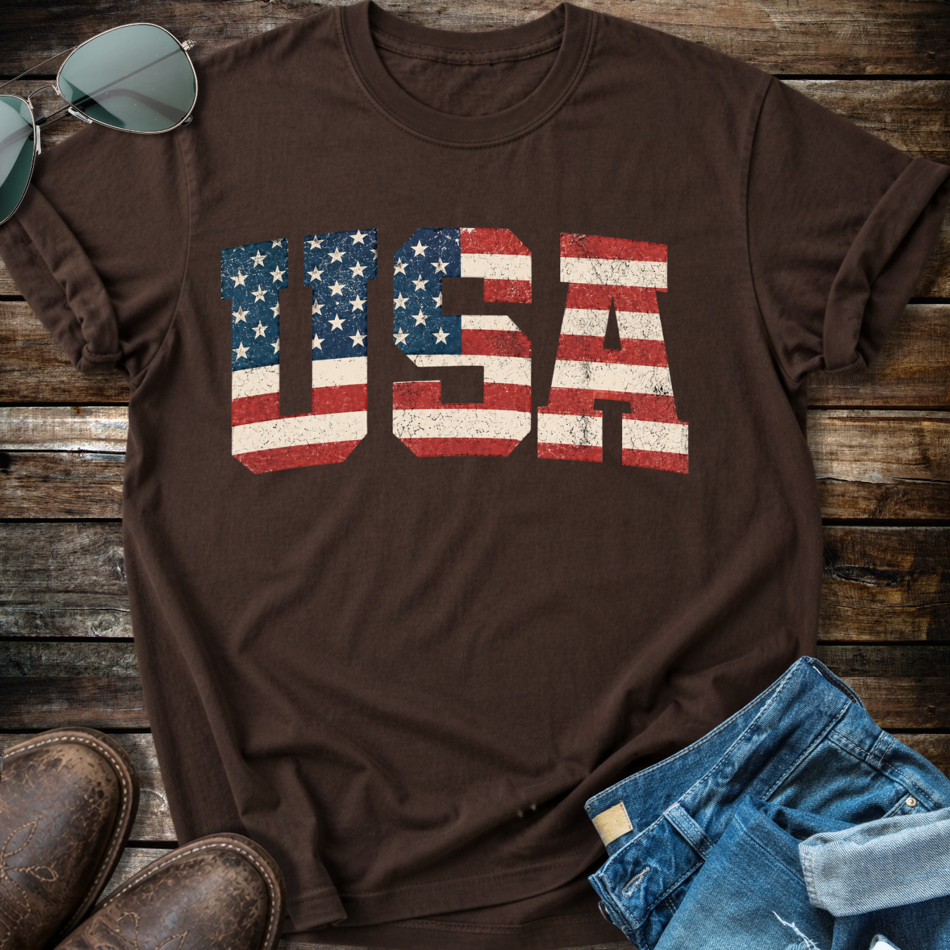 USA Flag T-shirt