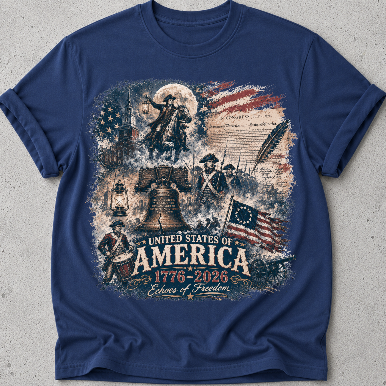 America Vintage Style T-Shirt