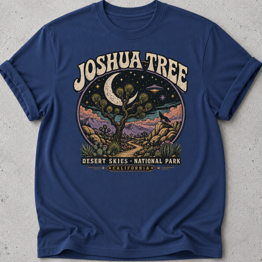 Joshua Tree Park Retro T-Shirt