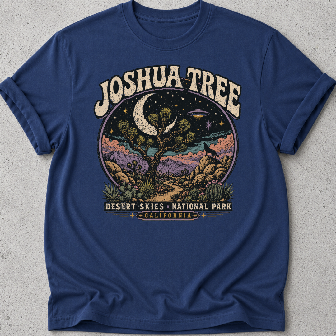Joshua Tree Park Retro T-Shirt