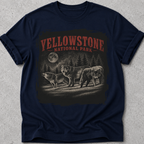 Yellowstone Wolves Vintage T-Shirt
