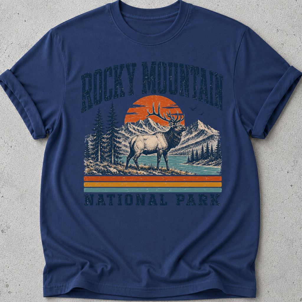 Rocky Mountain Retro T-Shirt