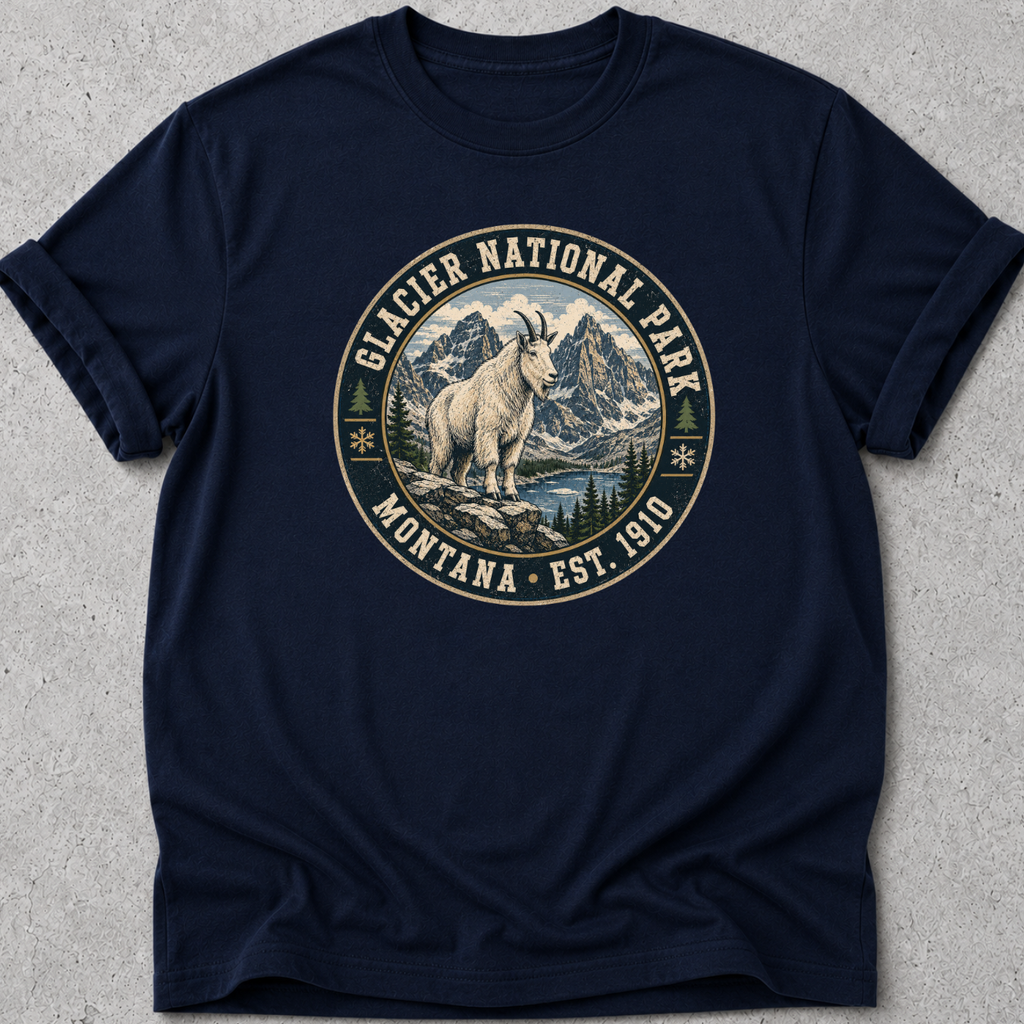 Glacier Park Goat T-Shirt