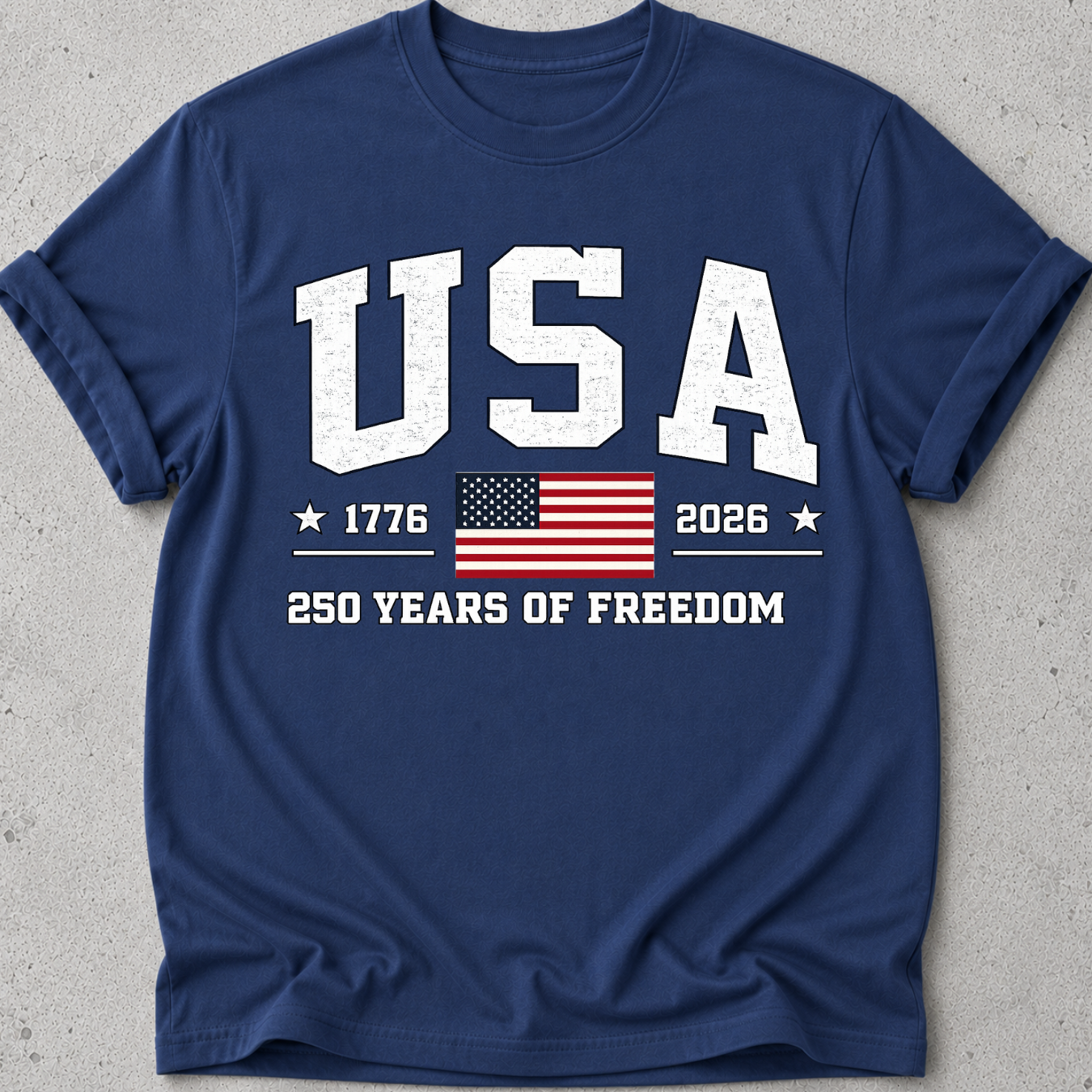 USA 250 Collegiate   T-Shirt