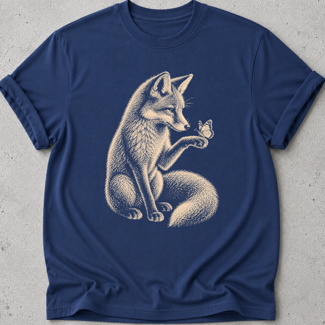 Fox and Butterfly T-shirt