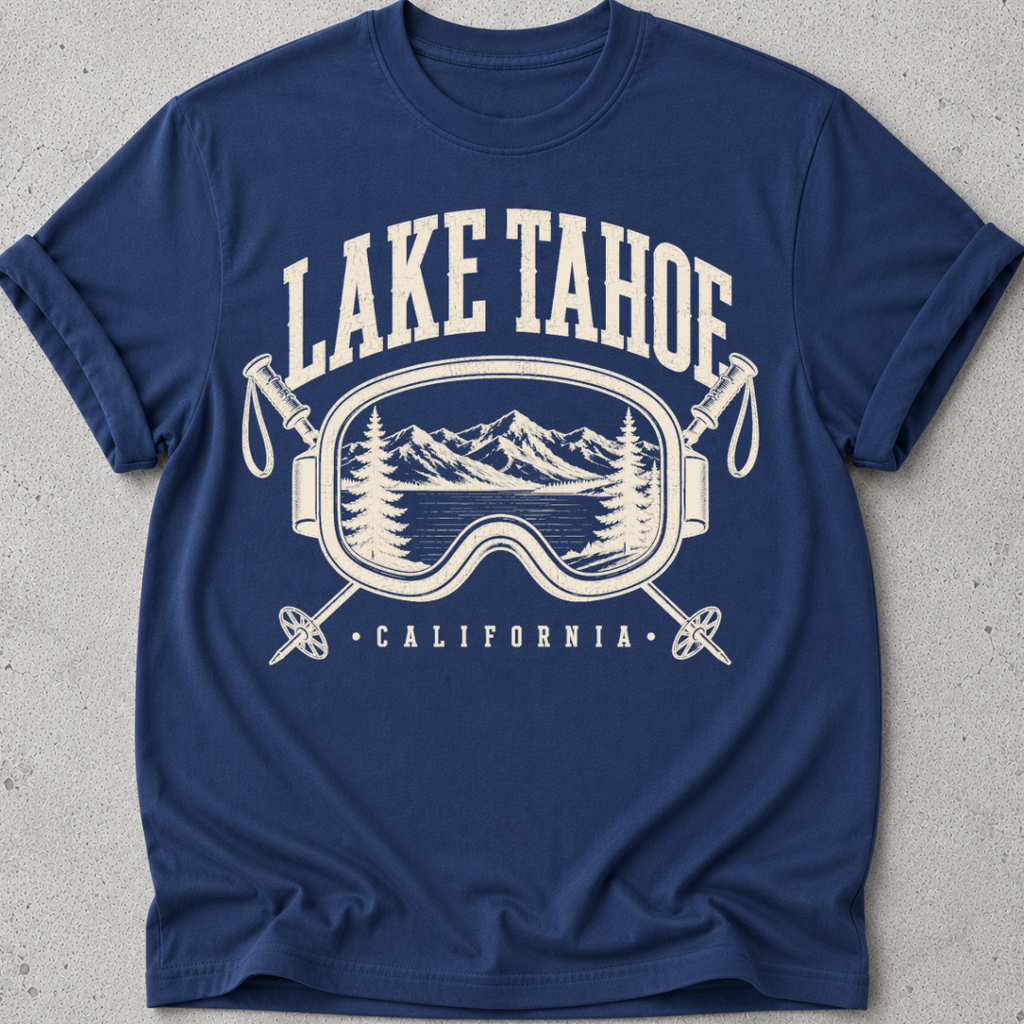 Lake Tahoe Ski T-Shirt