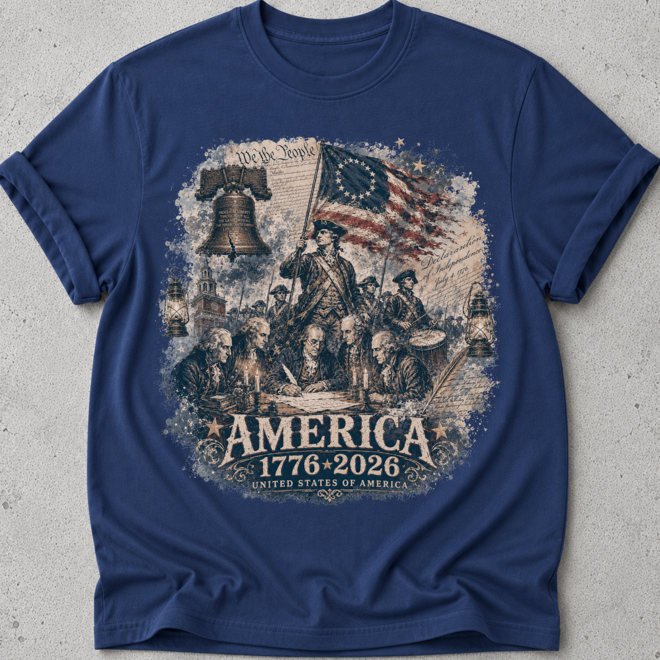 Vintage Annniversity 1776 T-Shirt