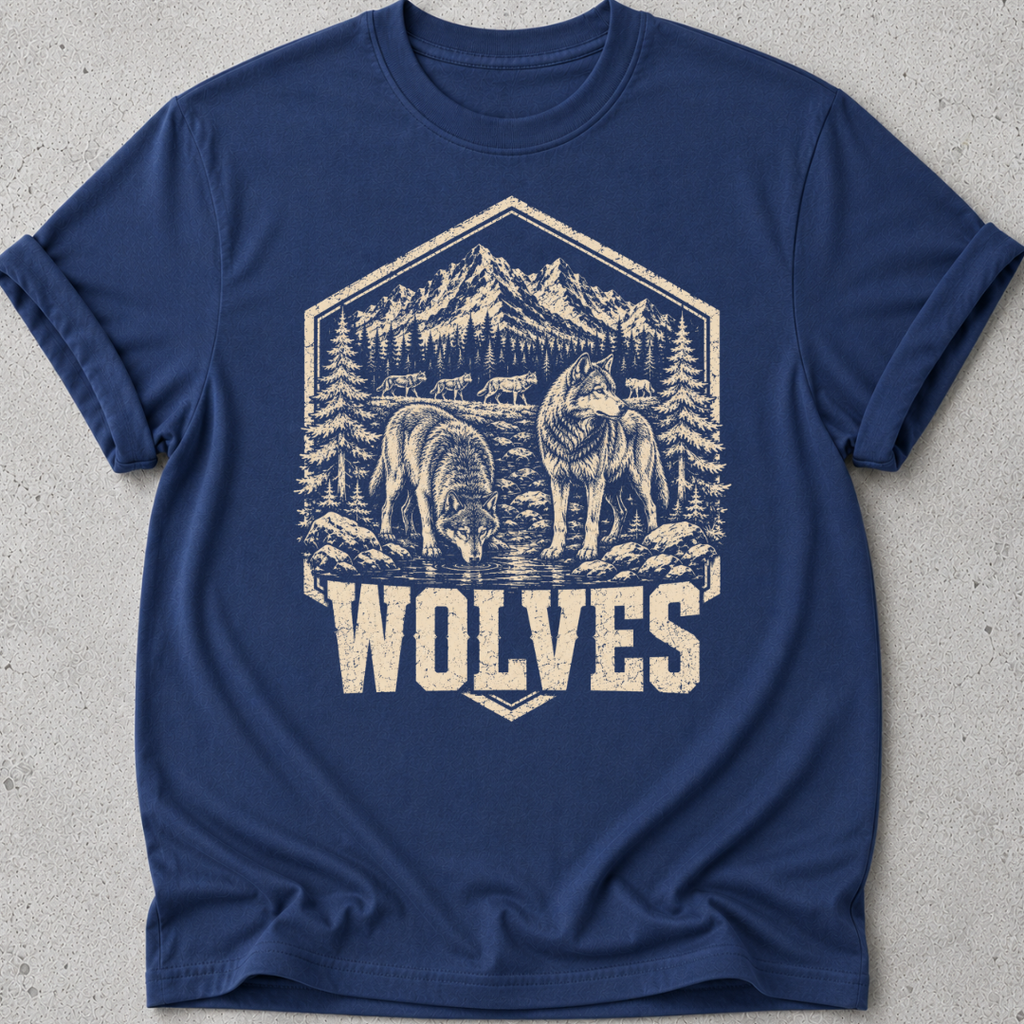 Wolves Medallion T-Shirt