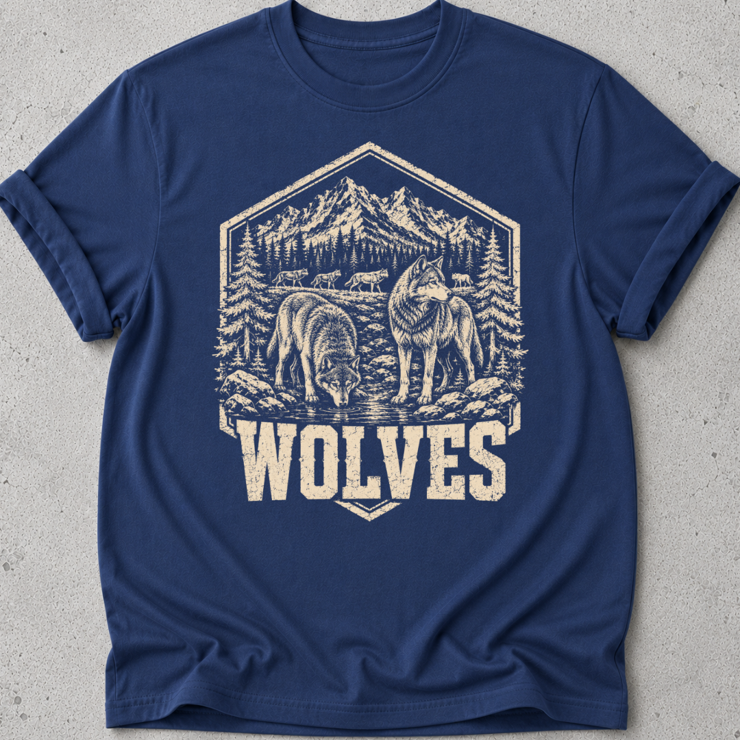 Wolves Medallion T-Shirt