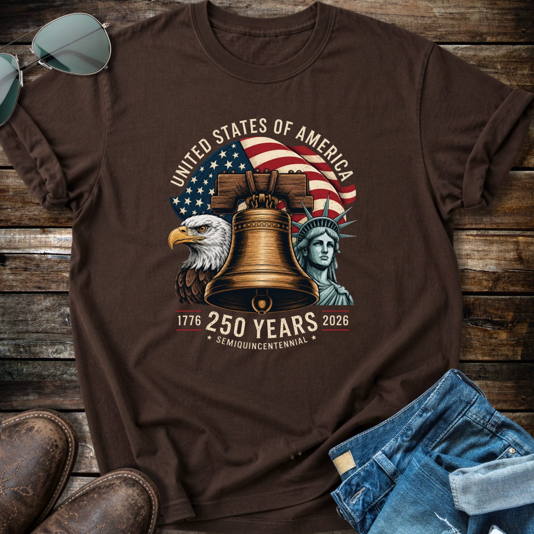 Liberty Bell 250 yrs  T-Shirt